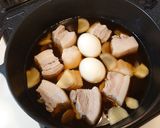 沖縄料理＊豚の角煮&煮卵作り方3写真