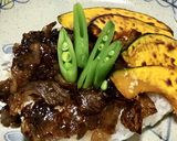 牛肉の甘煮ヘルシープレート作り方4写真
