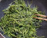 アケビの芽の佃煮風・保存食作り方5写真