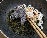 アケビの芽の佃煮風・保存食作り方7写真