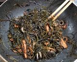 アケビの芽の佃煮風・保存食作り方9写真