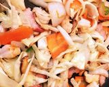 えびとベーコンの簡単あんかけ焼そば作り方1写真