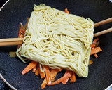 山菜と野菜たっぷり・激ウマ・焼きそば作り方5写真