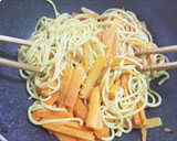 山菜と野菜たっぷり・激ウマ・焼きそば作り方6写真