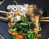 山菜と野菜たっぷり・激ウマ・焼きそば作り方7写真