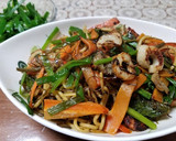 山菜と野菜たっぷり・激ウマ・焼きそば作り方9写真