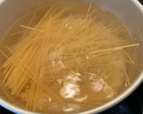 カニカマ味噌パスタ作り方1写真