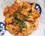 超簡単！厚揚げとキムチのオイマヨ炒め作り方5写真