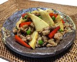 豚肉と筍・パプリカの中華炒め☆作り方7写真
