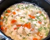 離乳食後期★ネバネバオクラの豆腐あんかけ作り方3写真