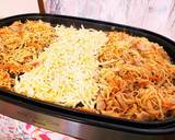 ホットプレートでチーズダッカルビ焼きそば作り方2写真