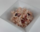 簡単！桜色の桜飯(タコ入り)作り方5写真