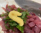 刺身に飽きたら♩鰹のなめろう風作り方4写真