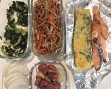 4月23日 自分弁当 低カロリー弁当作り方1写真