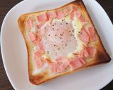 *目玉焼きトースト*作り方4写真