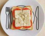 簡単❢トマトチーズトースト(o^^o)♪作り方6写真