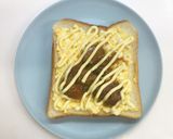 ［防災レシピ］缶詰で★てりたまトースト作り方4写真