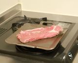 厚版鉄板で絶品ステーキ♪作り方3写真