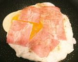 もちもち☆ベーコンエッグの豆腐パンケーキ作り方3写真