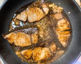 絶品✨しょうがたっぷり　ブリの照り焼き作り方6写真