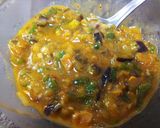 簡単中華・肉無し味噌ダレの混ぜ蕎麦作り方3写真