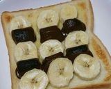 幸せ感じる♡チョコバナナ トースト～♬*作り方3写真