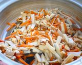 残りご飯で☆重ね煮タケノコの混ぜご飯作り方3写真