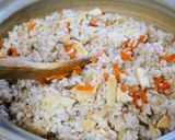 残りご飯で☆重ね煮タケノコの混ぜご飯作り方4写真