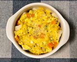離乳食後期★卵と野菜のパンdeグラタン作り方7写真