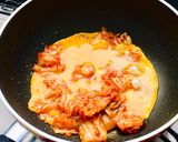サッポロ一番で⭐️キムたまラーメン作り方4写真