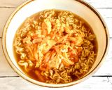 サッポロ一番で⭐️キムたまラーメン作り方6写真