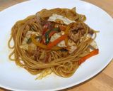 野菜炒め→焼きそば作り方4写真