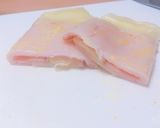 卵焼きフライパンで、もちもチーズブリトー作り方6写真