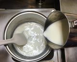 桃のミルクプリン作り方3写真