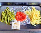 わらび筍の梅おこわ作り方3写真