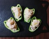 残りシチューでピーマンポテト焼き*･作り方4写真