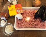 ★家族絶賛！ヘビロテ★煮込みハンバーグ作り方1写真