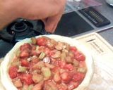 ルバーブとストロベリーのパイ作り方5写真
