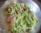 パンチェッタとキャベツのトマトパスタ作り方8写真