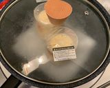 フライパンで蒸す、カスタードプリン作り方10写真