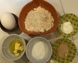 ローカーボ　ふんわりパンケーキ作り方1写真