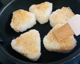 パンに魂売った焼きおにぎり③ハムチーズ作り方3写真