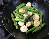 帆立とアスパラのバジルバターソテー作り方7写真