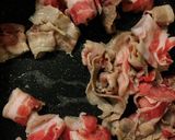 豚キムチ納豆スタミナ厚揚げ炒め作り方1写真