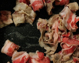 豚キムチ納豆スタミナ厚揚げ炒め作り方1写真