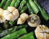 帆立とアスパラのバジルバターソテー作り方8写真