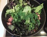 健康美人♡豚肉ケールのガーリック炒め作り方2写真