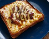 ［防災レシピ］缶詰で★てりたまトースト作り方5写真