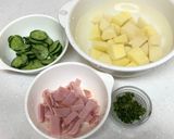 変わり種＊しそ入りポテトサラダ作り方1写真
