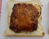 美味しい❗つくねの照焼きサンドイッチ♥️作り方5写真
